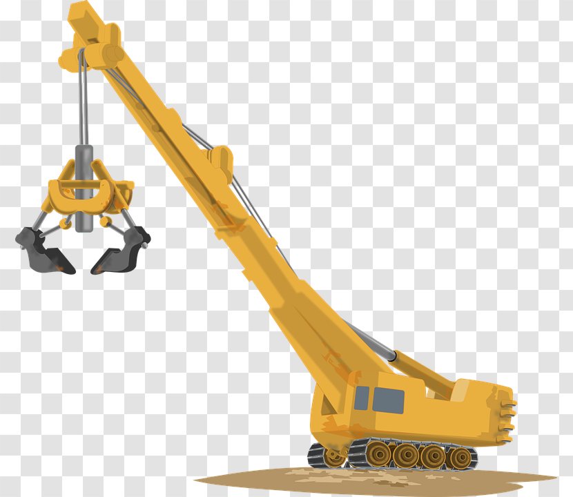 Clip Art: Transportation Mobile Crane Openclipart - Technology Transparent PNG