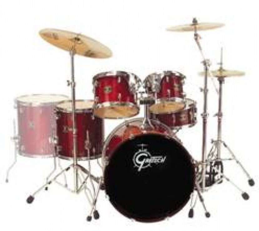 Electronic Drums Acoustic Guitar Percussion - Skin Head Instrument - Drum Transparent PNG