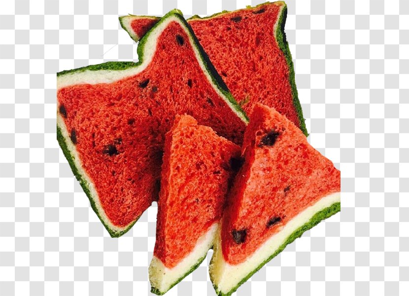 Watermelon Tea Coffee Breakfast Bread - Melon - Style Sliced ​​bread Transparent PNG