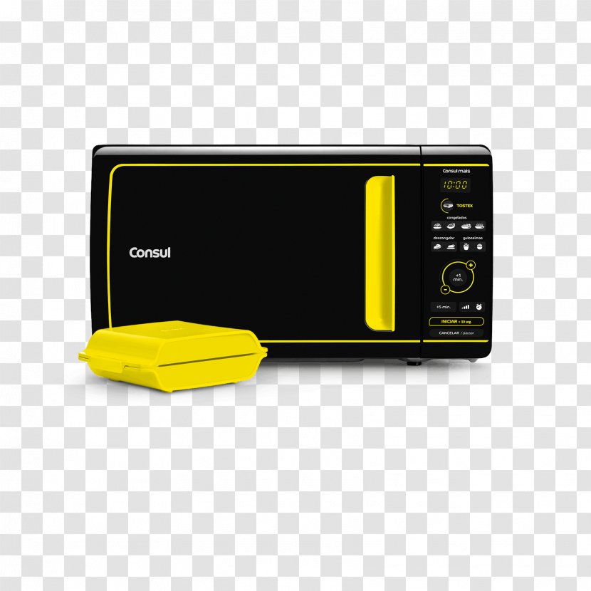 Yellow Microwave Ovens Consul S.A. Toaster Whirlpool Corporation - Oven - White Transparent PNG