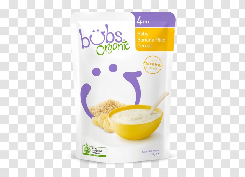 Rice Cereal Vegetarian Cuisine Baby Food Organic Porridge - Breakfast - Spoon Transparent PNG
