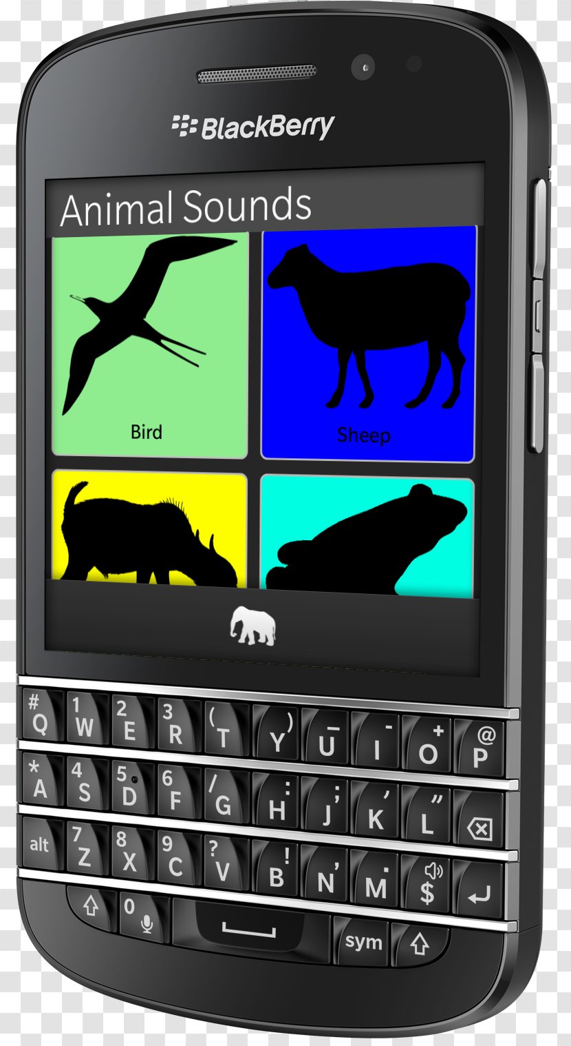 BlackBerry Z10 Passport Smartphone QWERTY 10 - Electronic Device Transparent PNG