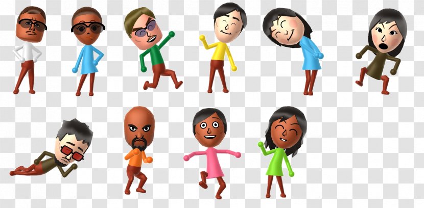 Wii Sports Resort Party U Tomodachi Life - Silhouette - Character Transparent PNG