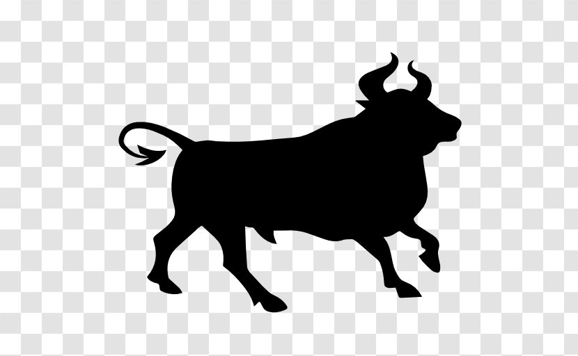 Bull Bovine Cow-goat Family Snout Silhouette - Stencil Ox Transparent PNG
