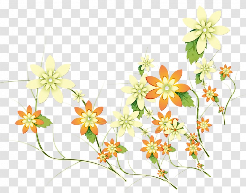 Floral Design Illustration Clip Art Pattern - Pedicel - Botany Transparent PNG