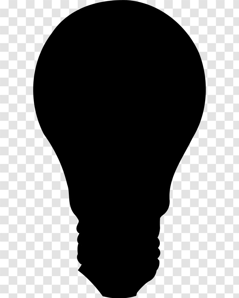 Incandescent Light Bulb Just Bulbs-The Store Lamp Vector Graphics - Silhouette - Blackandwhite Transparent PNG
