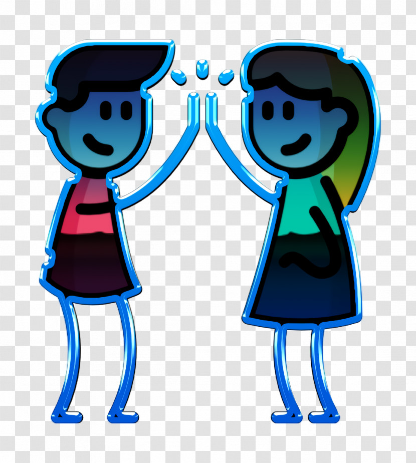 High Five Icon Friendship Icon Transparent PNG