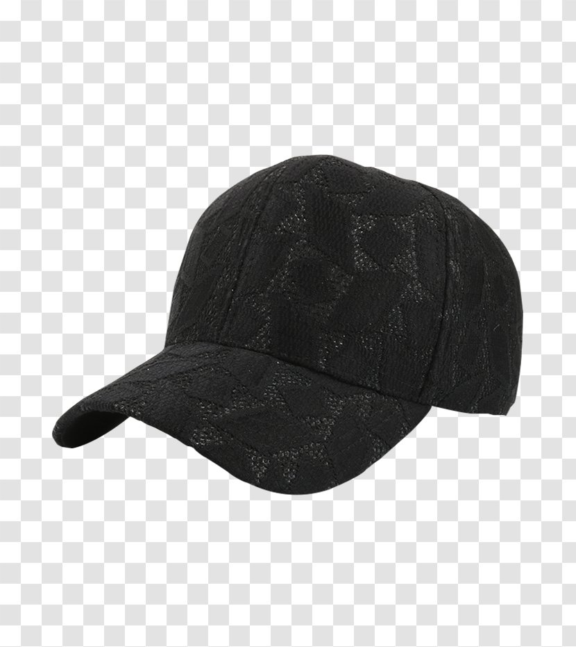 Baseball Cap Hat Lonsdale Fullcap - Black - Full Mink Transparent PNG