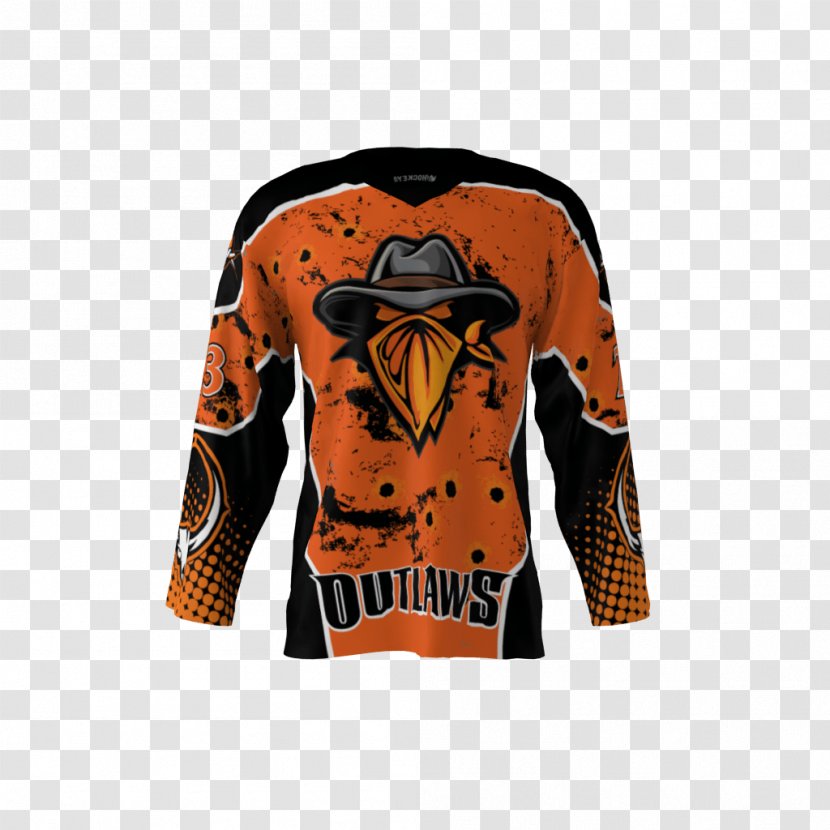 Hockey Jersey Williamsport Outlaws T-shirt Ice - Deke Transparent PNG