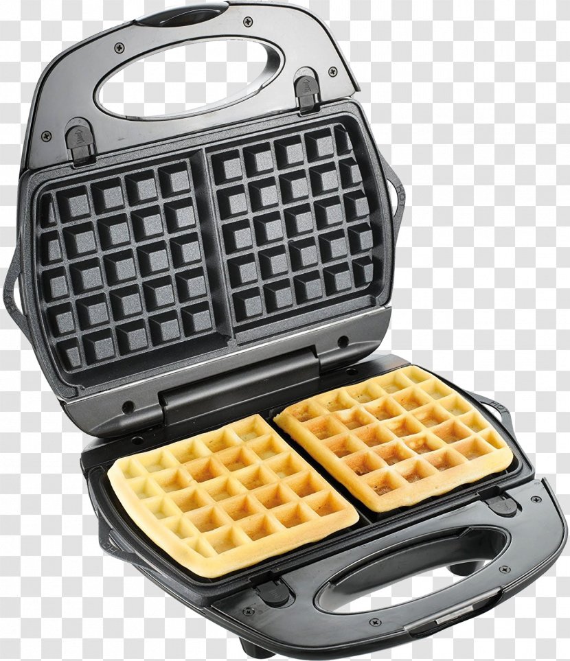 Waffle Irons Panini Pocket Sandwich Pie Iron - Contact Grill - Nonstick Surface Transparent PNG