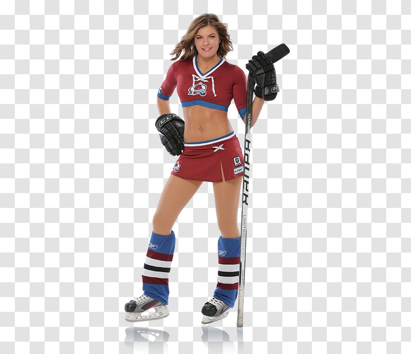 Colorado Avalanche Cheerleading Uniforms Ice Hockey National League Pepsi Center - Cartoon - NFL Transparent PNG