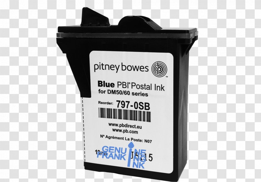 Franking Machines Pitney Bowes Ink Cartridge - Envelope Transparent PNG