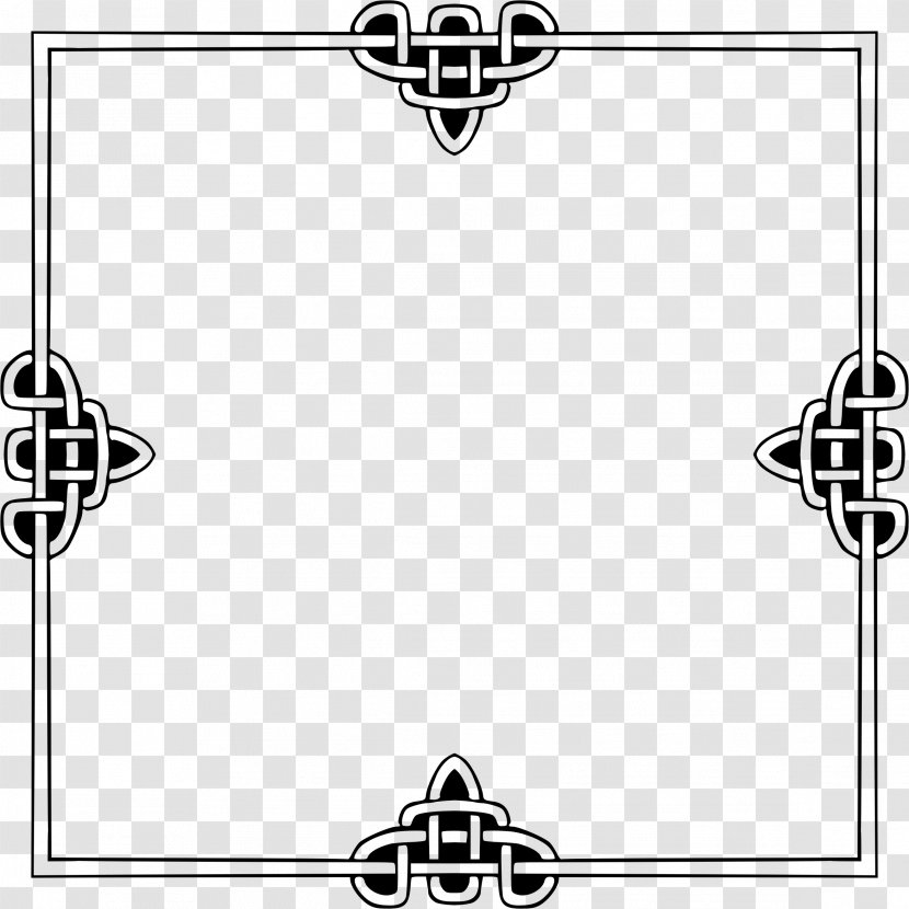 Celts Picture Frames Graphic Design Drawing - Rectangle - Celtic Transparent PNG