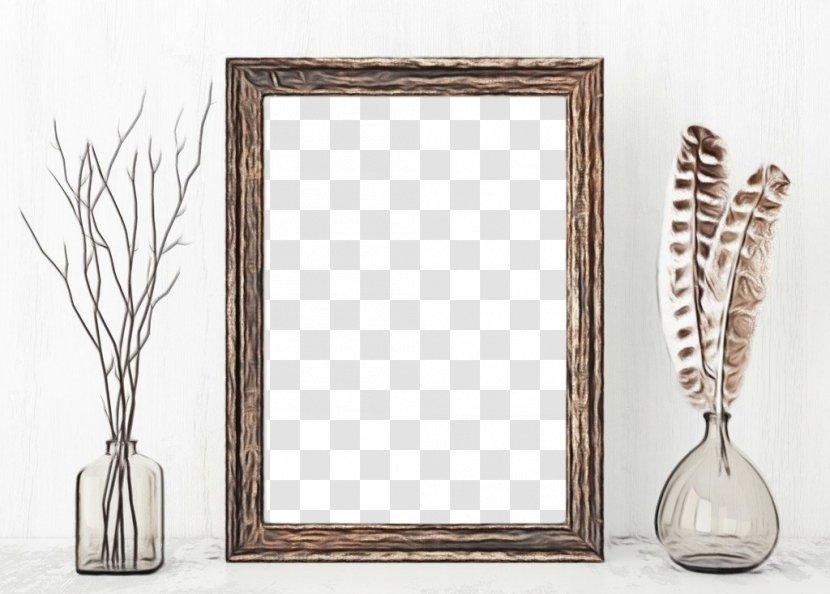 Picture Frame - Rectangle - Glass Table Transparent PNG