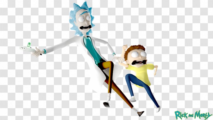 Morty Smith Rick Sanchez Rendering Pickle Three-dimensional Space - Joint - And Mory Transparent PNG