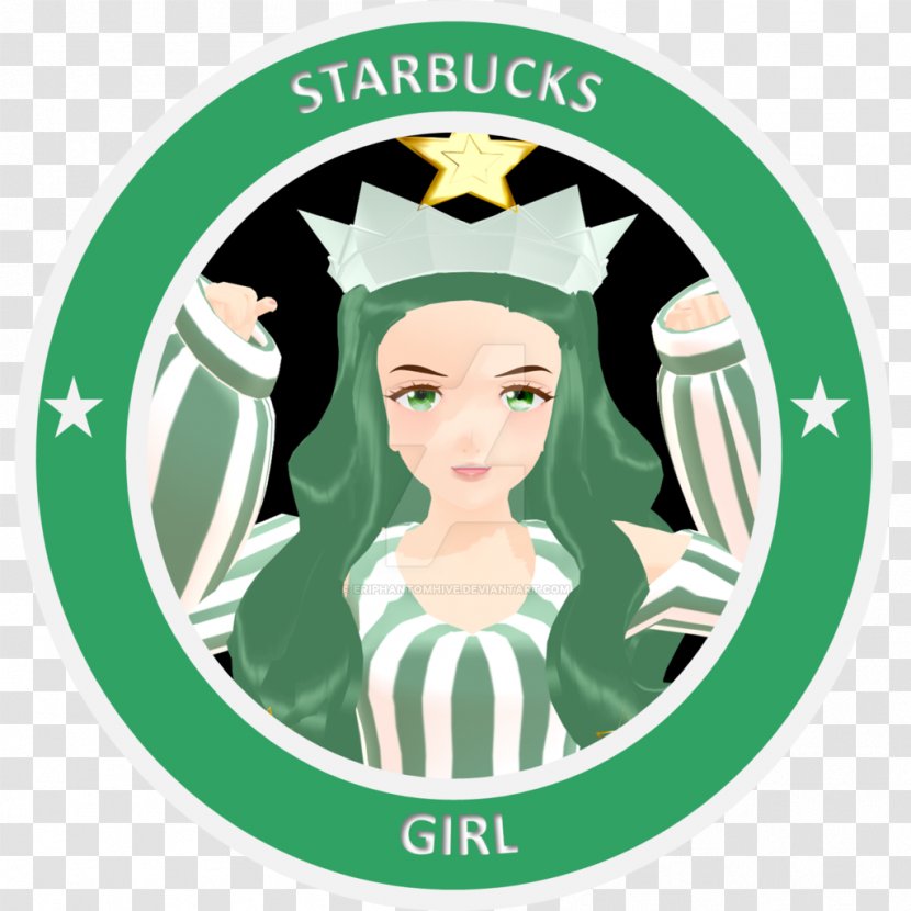 Starbucks Coffee Logo Woman - Silhouette - Sturbucks Transparent PNG