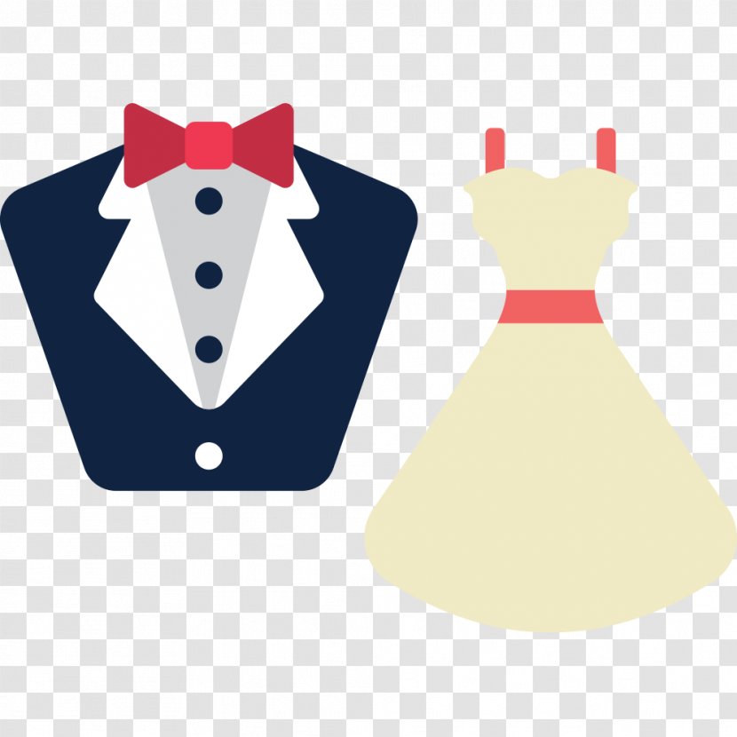 Wedding Dress Suit Clip Art - Suits And Dresses Transparent PNG