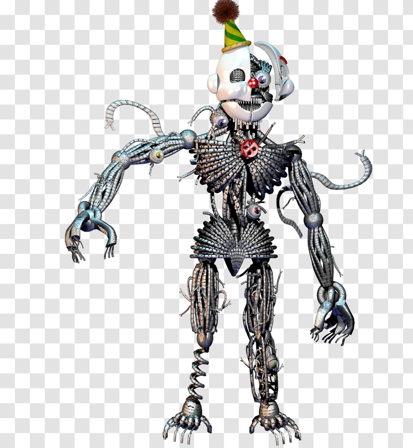 Five Nights At Freddy's: Sister Location Human Body Drawing Skeleton - Supernatural Creature - Fnaf Endoskeleton Transparent PNG
