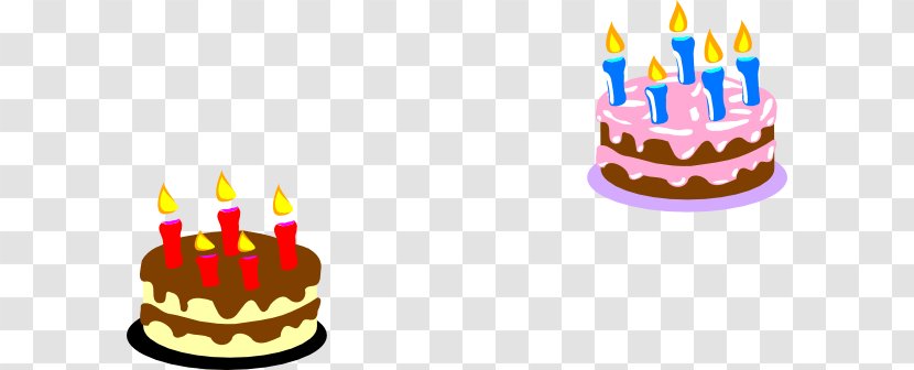 Birthday Cake Chocolate Frosting & Icing Cupcake Clip Art - Baked Goods Transparent PNG