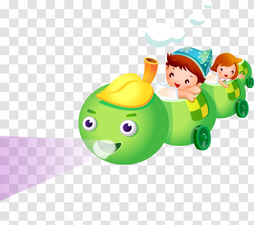 Children's Day Paper Train - School Holiday - Kids Transparent PNG