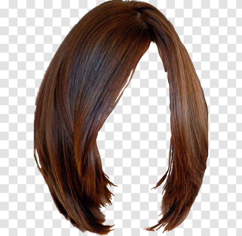 Brown Hair Coloring Wig Hairstyle - Zenred Salon Bangkok Transparent PNG