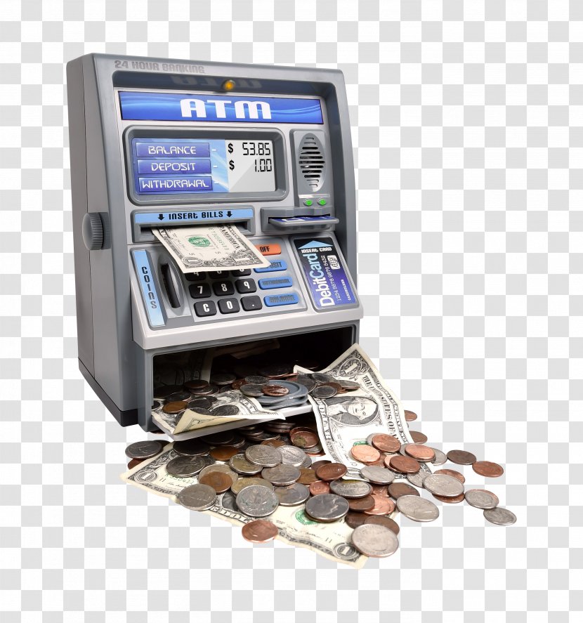 Automated Teller Machine ATM Card Credit Bank Money - Online Banking - Atm Transparent PNG