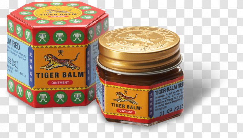 Tiger Balm Red Extra Strength Pain Relieving Ointment 10g Liniment Muscle - Cream - International Trading Transparent PNG