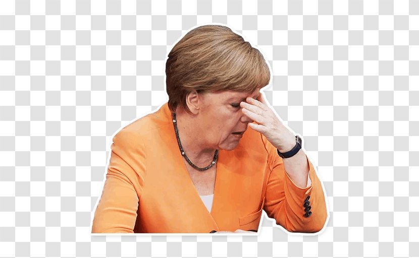 Angela Merkel Chancellor Of Germany Greek Government-debt Crisis Christian Democratic Union - Shoulder - Chin Transparent PNG