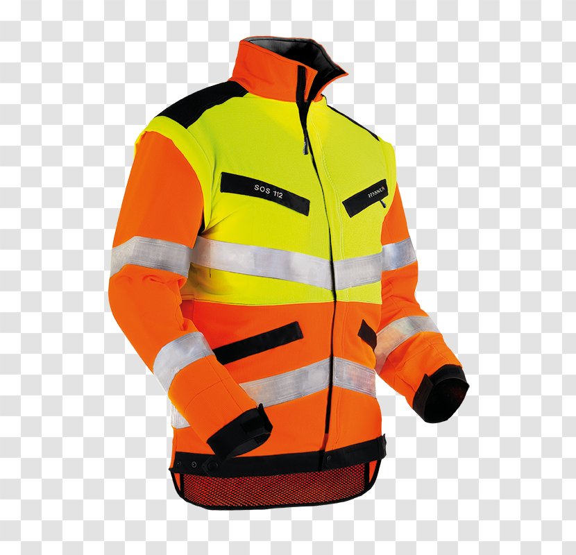 High-visibility Clothing Jacket Gilets Polyester - Industry Transparent PNG