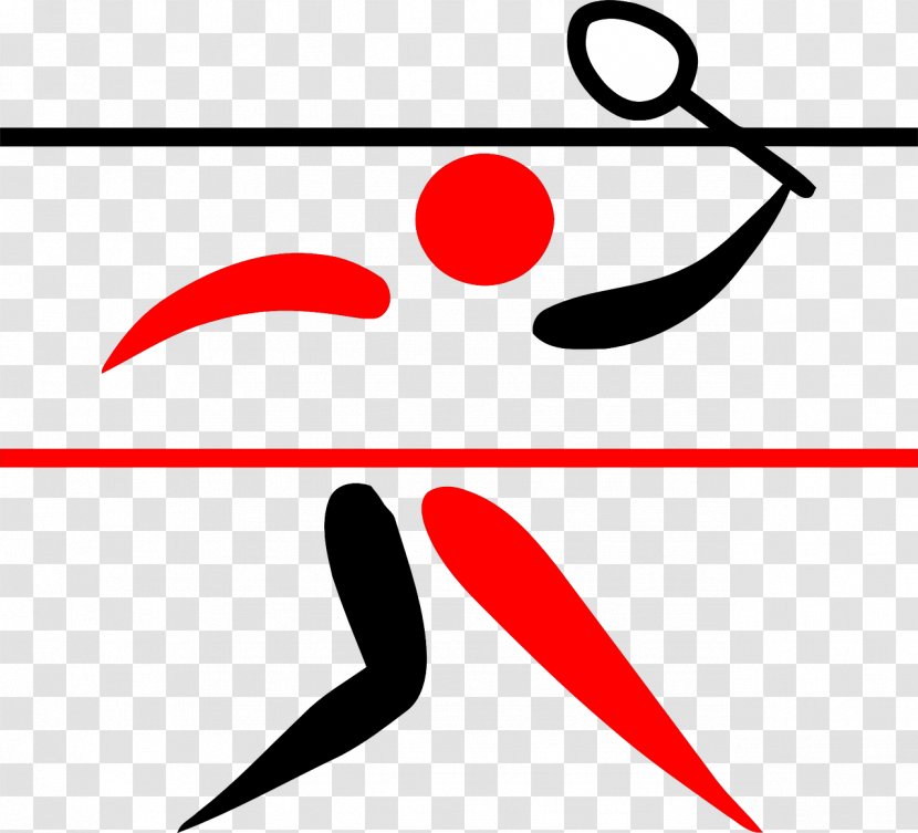 Olympic Games Badminton Logo Clip Art - Text Transparent PNG