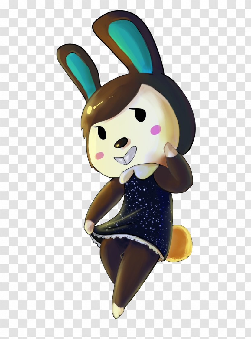 Animal Crossing: New Leaf Easter Bunny Rabbit Art - Qr Code Transparent PNG