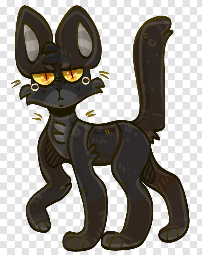 Black Cat Kitten Whiskers Horse Transparent PNG