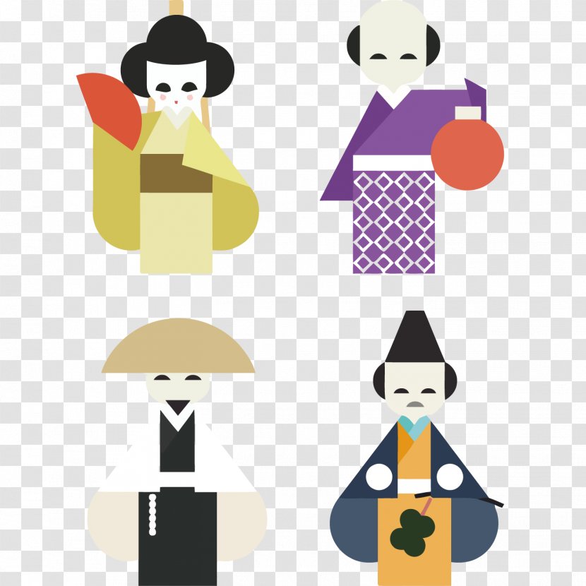 Japan Cartoon Samurai Illustration - Poster - Japanese Transparent PNG