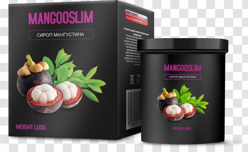 Weight Loss Syrup Obesity Dietary Supplement - Health - Mangosteen Transparent PNG