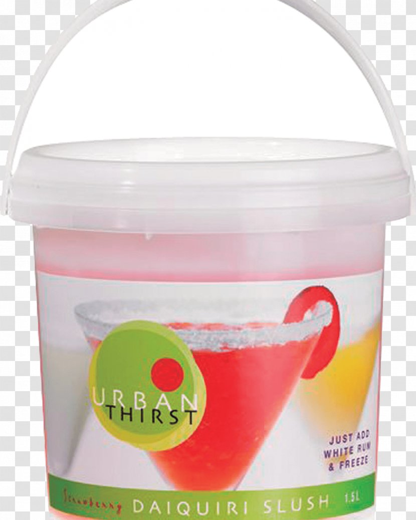 Daiquiri Slush Cocktail Strawberry - Lid Transparent PNG