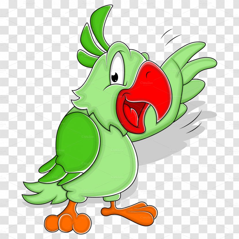 Joke Humour Cartoon Parrot Drawing - Amphibian Transparent PNG