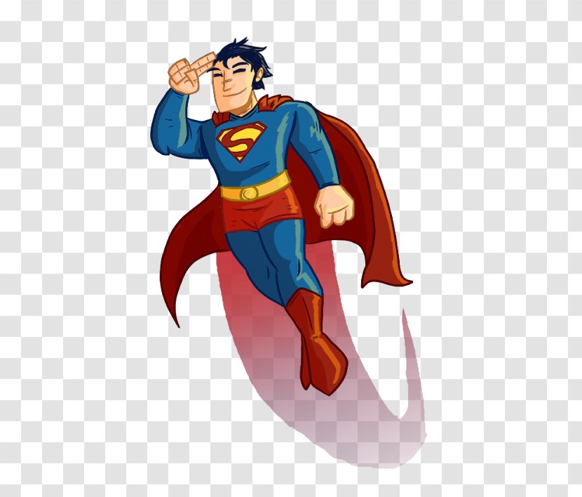 Superman Illustration Cartoon - Justice League Transparent PNG