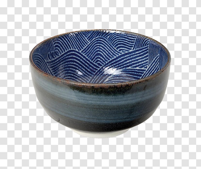 Bowl Ceramic Cobalt Blue Porcelain - White - Tayo Transparent PNG