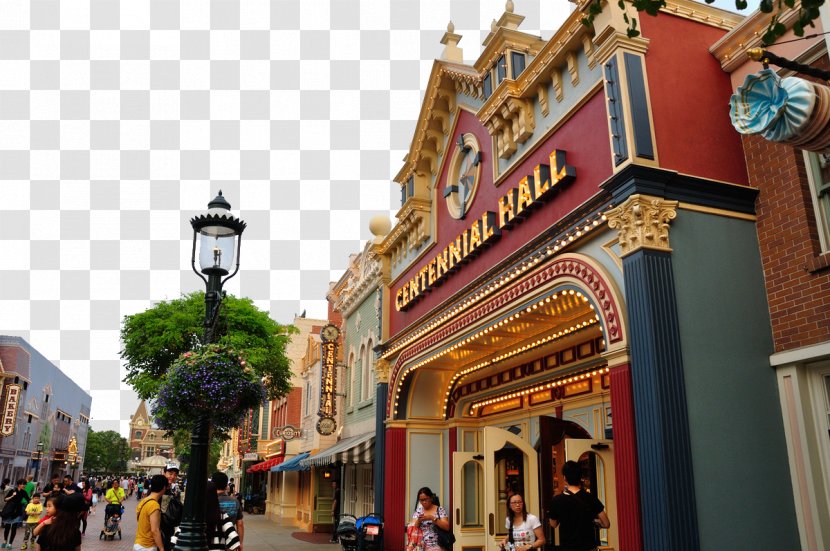Hong Kong Disneyland Tourism - Facade - Street Transparent PNG
