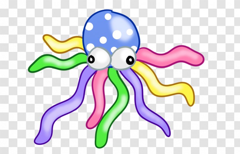 Octopus Cephalopod Cartoon Invertebrate Clip Art - Animal - Squid Transparent PNG