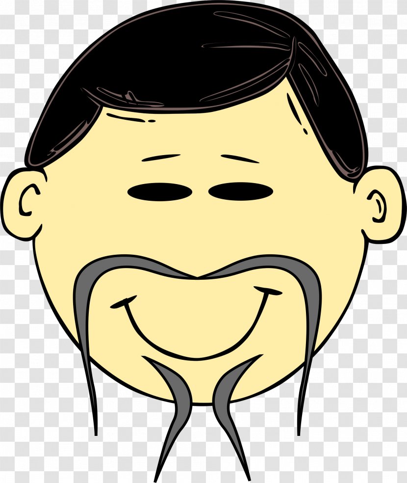 Cartoon Face Clip Art - Facial Expression - Asian Person Cliparts Transparent PNG