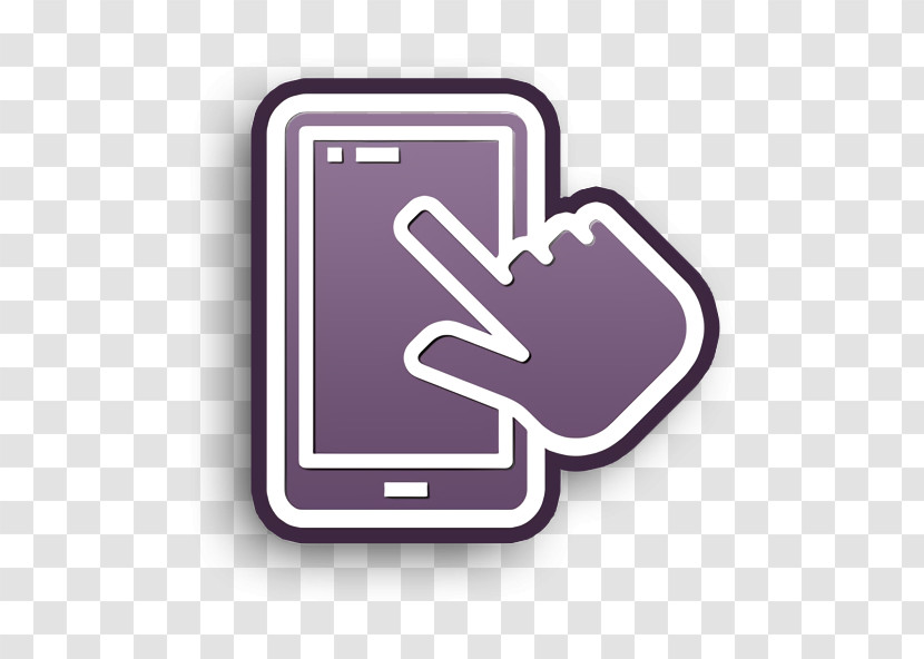 Smartphone Icon Shopping Icon Hand Gesture Icon Transparent PNG