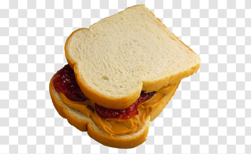 Peanut Butter And Jelly Sandwich Breakfast White Bread Fried Chicken Cheese Transparent PNG