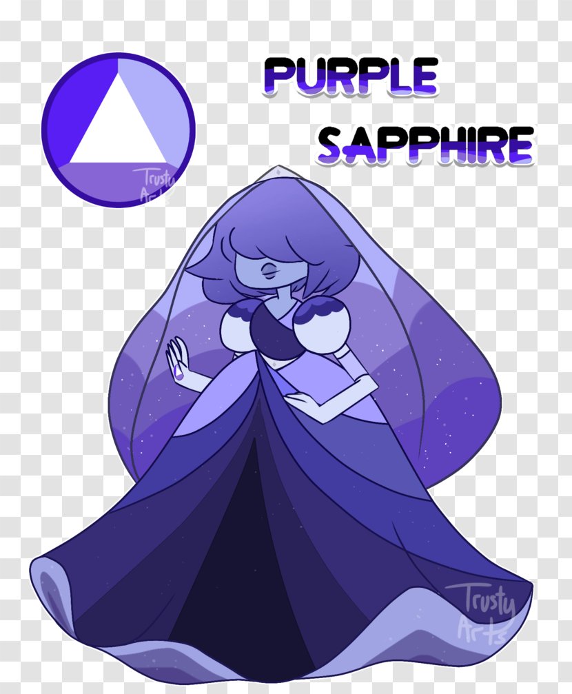 Sapphire Gemstone Aquamarine Purple Pink - Watercolor - Gem Transparent PNG