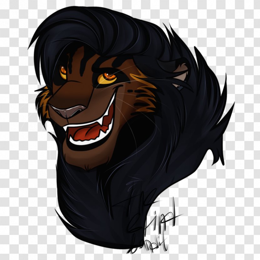 Lion Mouth Legendary Creature Cartoon - Black Panther Transparent PNG