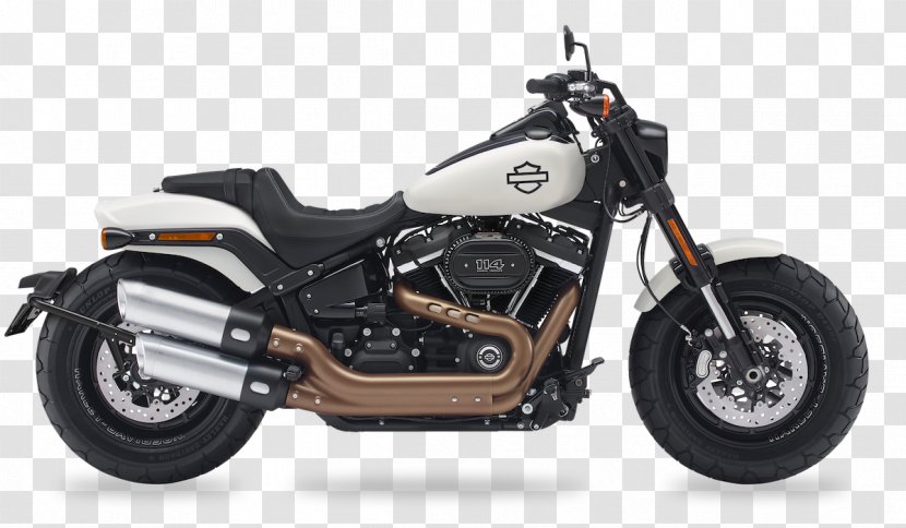 Harley-Davidson FLSTF Fat Boy Softail Motorcycle Street - Wheel - Harley-davidson Transparent PNG