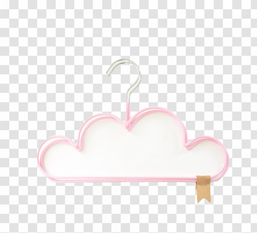 Product Design Clothes Hanger Pink M Body Jewellery - Cloud Set Transparent PNG