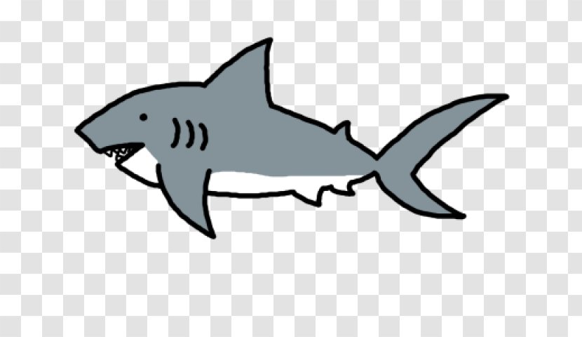 Clip Art Great White Shark Vector Graphics Shortfin Mako - Cartilaginous Fish - Australian Barracuda Transparent PNG