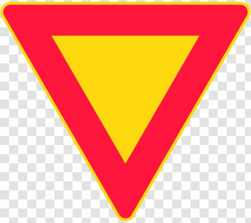 Finland Priority Signs Yield Sign Traffic Intersection - Warning - Road Transparent PNG