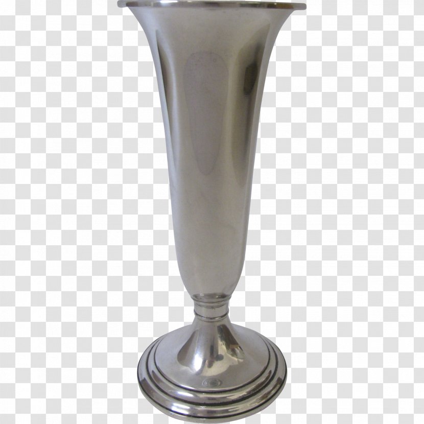 Vase Sterling Silver Trumpet Glass - Watercolor Transparent PNG